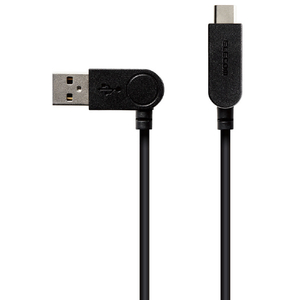 エレコム スイング式USB-A to USB Type-C(TM)ケーブル(2．0m) ブラック MPA-ACSW20BK-イメージ8