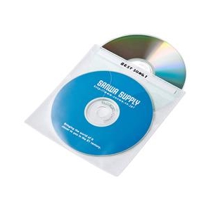 サンワサプライ DVD・CD不織布ケース(50枚入り) ホワイト FCD-FN50WN-イメージ2