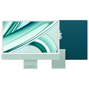 Apple 24インチiMac Retina 4．5Kディスプレイモデル： 8コアCPUと8コアGPUを搭載したApple M3チップ, 256GB SSD グリーン MQRA3J/A-イメージ3