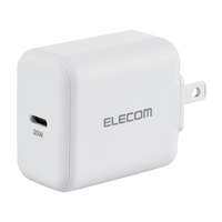 エレコム PD 充電器 30W USB タイプC 1ポート スイングプラグ ホワイト ACDC-PD2130WH