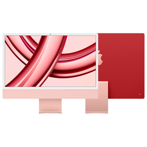 Apple 24インチiMac Retina 4．5Kディスプレイモデル： 8コアCPUと8コアGPUを搭載したApple M3チップ, 256GB SSD ピンク MQRD3J/A-イメージ3