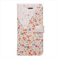 Happymori iPhone SE(第1世代)/5s/5用ケース Blossom Diary オレンジ HM1937I5