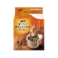 UCC UCC おいしいカフェインレスコーヒー ワンドリップコーヒー 16杯 FCU5987