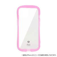 Hamee iPhone 15 Plus用ガラスケース iFace Reflection NEO クリアピンク 41-959480