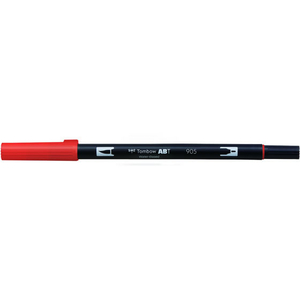 トンボ鉛筆 デュアルブラッシュペン ABT Red F040105-AB-T905-イメージ1