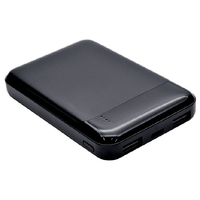 ラスタバナナ モバイルバッテリー(5000mAh) Type-C×1ポート/USB×2ポート 計2．1A ブラック RLI050C2A01BK
