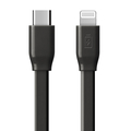 PGA USB Type-C for Lightning USBケーブル 1．5m フラット ブラック PG-LCC15M03BK