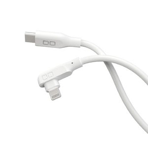 CIO L字型シリコンケーブル USB-C to Lightning(1m) ホワイト CIO-SLL30000-CL1-WH-イメージ1