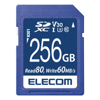 エレコム SDXCメモリカード(UHS-I 対応・256GB) MFFS256GU13V3R