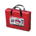 マグエックス 耐水メールバッグ「タフブロック」A4 赤 マチあり×5個 FC59202-MPO-A4R-D