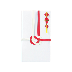 今村紙工 縦折金封 赤白 中袋付 5枚入 F804068-651-5-イメージ1