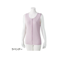 ケアファッション ラン型ワンタッチシャツ(2枚組)(婦人) ラベンダー M FCP5152-09794821