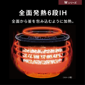 パナソニック 可変圧力IH炊飯ジャー(5．5合炊き) ホワイト SR-W10A-W-イメージ8