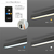 タキズミ ～6畳用 LEDデザインスリムライト ロングタイプ KAKU ホワイト SLC60178WH-イメージ8
