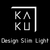 タキズミ ～6畳用 LEDデザインスリムライト ショートタイプ(電球色) KAKU ブラック SLC20048BKL-イメージ4