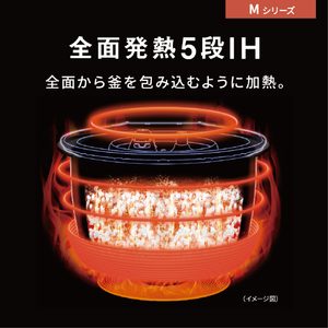パナソニック 可変圧力IH炊飯ジャー(1升炊き) ブラック SR-M18A-K-イメージ7