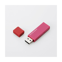 エレコム キャップ式USBメモリ(16GB) ピンク MF-MSU2B16GPN