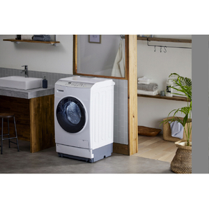 アイリスオーヤマ 【左開き】8．0kgドラム式洗濯乾燥機 ホワイト FLK842-W-イメージ6