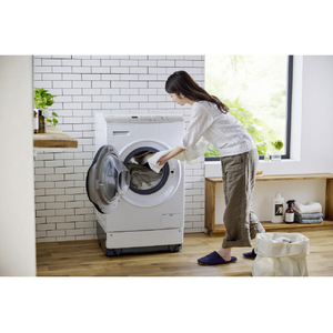 アイリスオーヤマ 【左開き】8．0kgドラム式洗濯乾燥機 ホワイト FLK842-W-イメージ7
