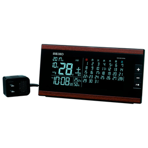 SEIKO 電波置時計 DL212B-イメージ1