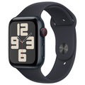 Apple Apple Watch SE(GPS + Cellularモデル)- 44mm ミッドナイトアルミニウムケースとミッドナイトスポーツバンド - M/L MRH83J/A
