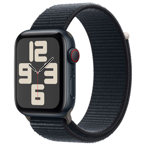 Apple Apple Watch SE(GPS + Cellularモデル)- 44mm ミッドナイトアルミニウムケースとミッドナイトスポーツループ MRHC3J/A-イメージ1