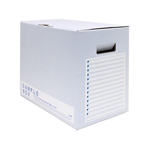 プラス サンプルボックス〈エコノミータイプ〉 A4 背幅200mm ブルー F715097-96-516-イメージ1