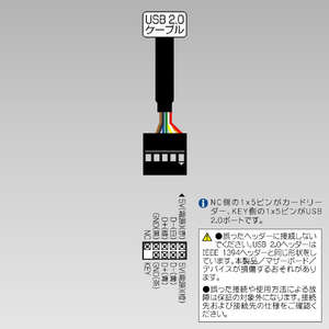 アイネックス USB2．0 内蔵カードリーダー PF-CR01A-イメージ2