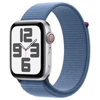 Apple Apple Watch SE(GPS + Cellularモデル)- 44mm シルバーアルミニウムケースとウインターブルースポーツループ MRHM3J/A