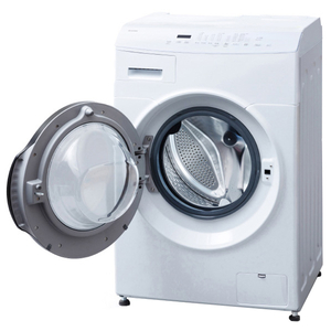 アイリスオーヤマ 【左開き】8．0kgドラム式洗濯乾燥機 ホワイト CDK852-W-イメージ2