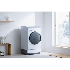 アイリスオーヤマ 【左開き】8．0kgドラム式洗濯乾燥機 ホワイト FLK852-W-イメージ7