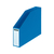 コクヨ ファイルボックス(底板・連結具付き)A4ヨコ 背幅53mm 青 F718163-ﾌ-M456NB-イメージ1