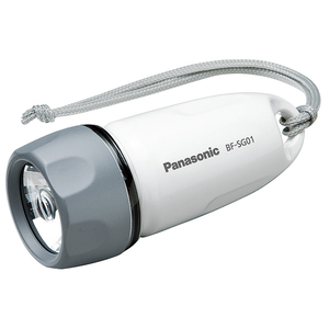 パナソニック 乾電池エボルタNEO付き LED防水ライト ホワイト BF-SG01N-W-イメージ1