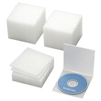 エレコム Blu-ray/DVD/CDケース(スリム/PP/1枚収納) 50パック CCD-JPCS50シリーズ クリア CCD-JPCS50CR
