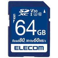 エレコム データ復旧SDXCカード(UHS-I U3 V30) 64GB MF-FSU13V3R_XCシリーズ MFFS064GU13V3R