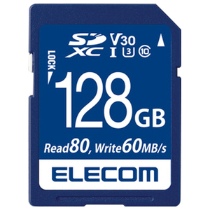 エレコム データ復旧SDXCカード(UHS-I U3 V30) 128GB MF-FS128GU13V3R-イメージ1