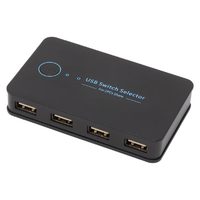 アイネックス 有線リモコン付USB切替器 2PC・4ポート USW-02